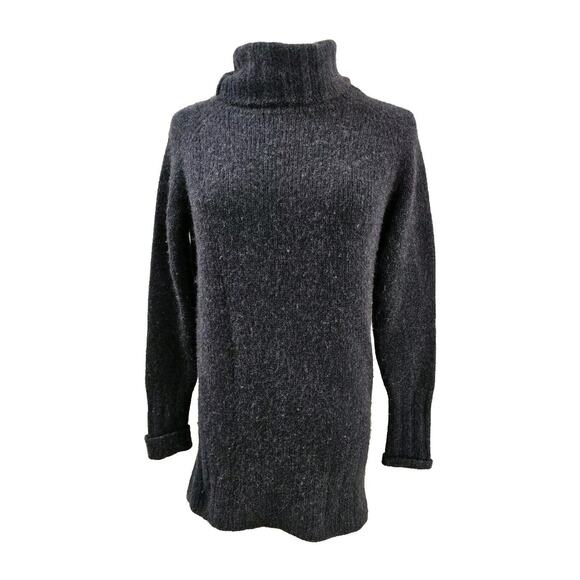 $1185 The Elder Statesman Women's Navy 100% Cashmere Turtleneck Sweater Size XS - Picture 1 of 10